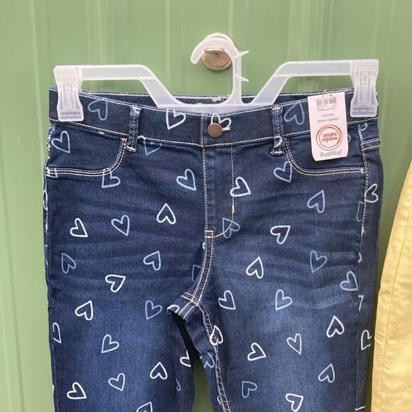 Girls Fashion Jeggings, T-Shirt & Tank Top 4-Piece Set Size XXL (18) - Picture 3 of 10